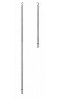 4'6" Recall Stanchion (.065) Wall