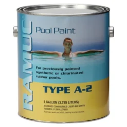 Ramuc Type A-2 Rubber Based Premium Pool Paint 5-gallon