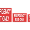 Emergency Exit Only Sign