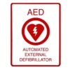 Flat AED Wall Sign