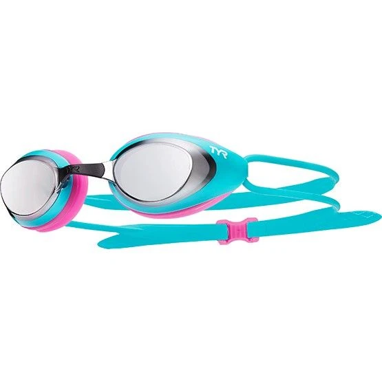 TYR Black Hawk Racing Femme Mirrored Goggle - Image 2